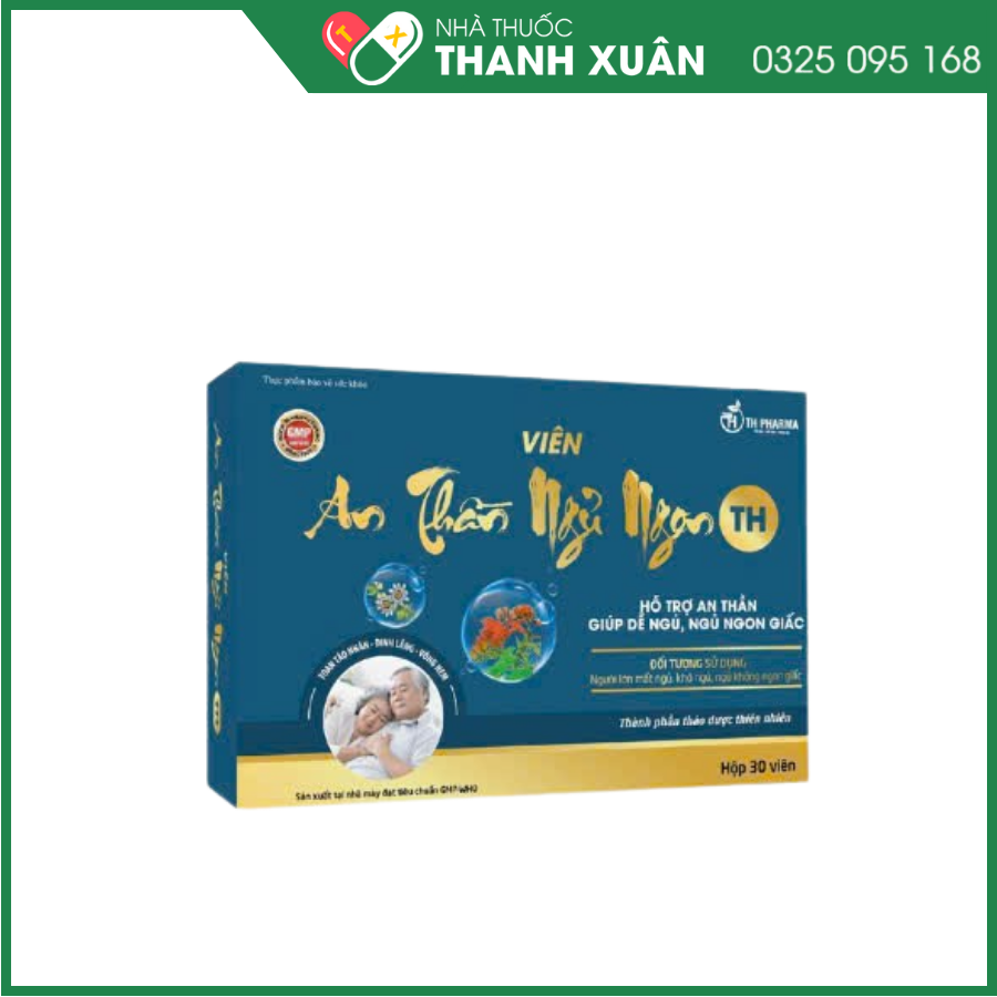 Viên An Thần Ngủ Ngon TH giúp giảm tình trạng căng thẳng, mất ngủ